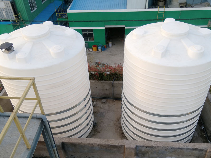 江苏某工厂 20 吨 PE 消防水塔应用案例