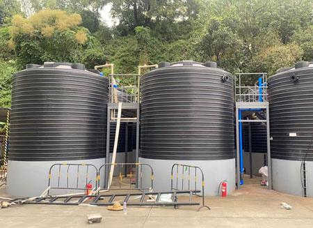 云南某种植农场15吨PE储水塔灌溉应用案例