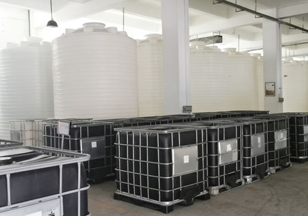 江苏某造纸厂采购12个20吨PE药剂储罐应用案例